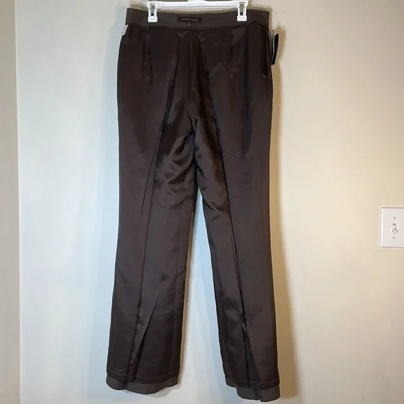 Anne Klein Linen Silk Blend Palm Springs Earth Double Layer Dress Pants. 14. NWT - Picture 11 of 12